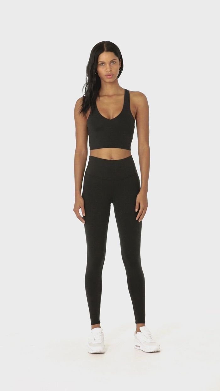 Alo Yoga High-Waist Airbrush Women's Leggings Black | QUIHYSE-03