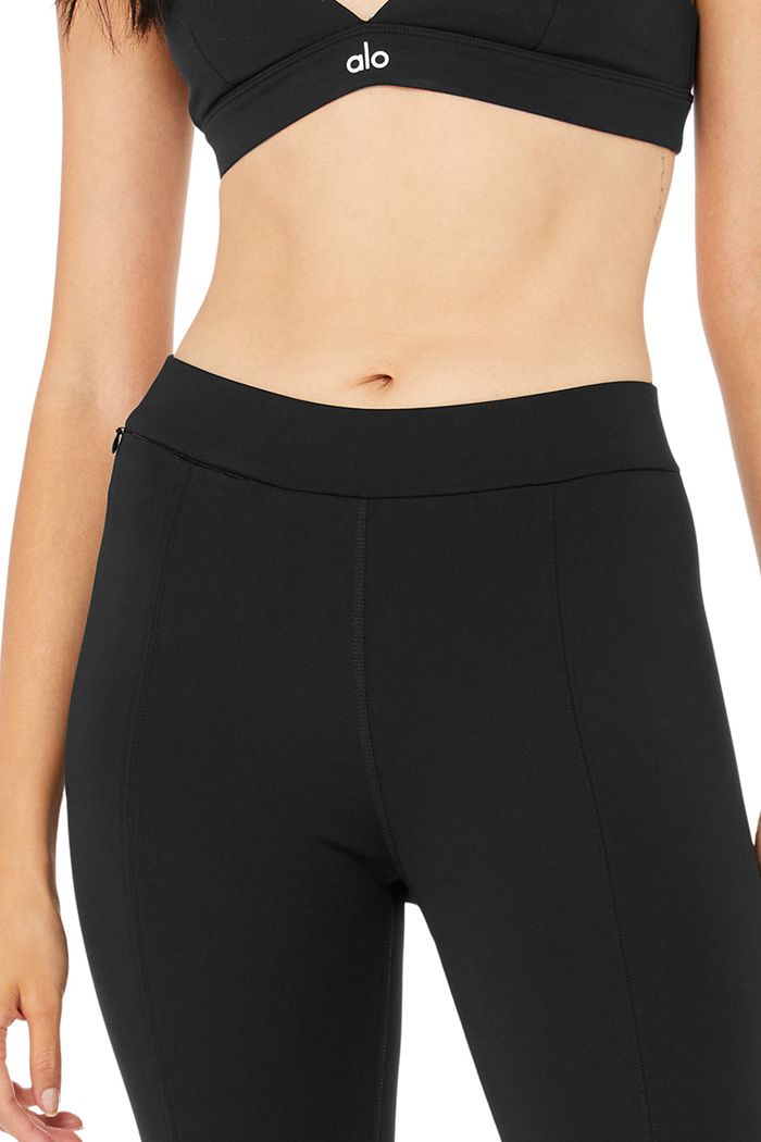 Alo Yoga High-Waist Classic Stirrup Women's Leggings Black | NGCRDQA-35