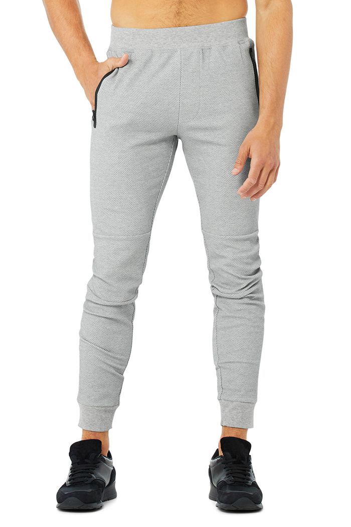 Alo Yoga Impel Sweat Men\'s Pants Grey | CYABODN-54