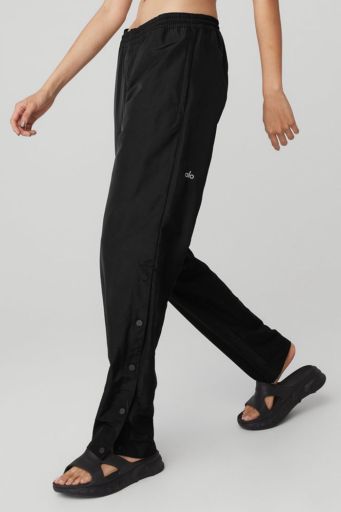 Alo Yoga Legend Snap Women's Pants Black | LRGDPWU-58