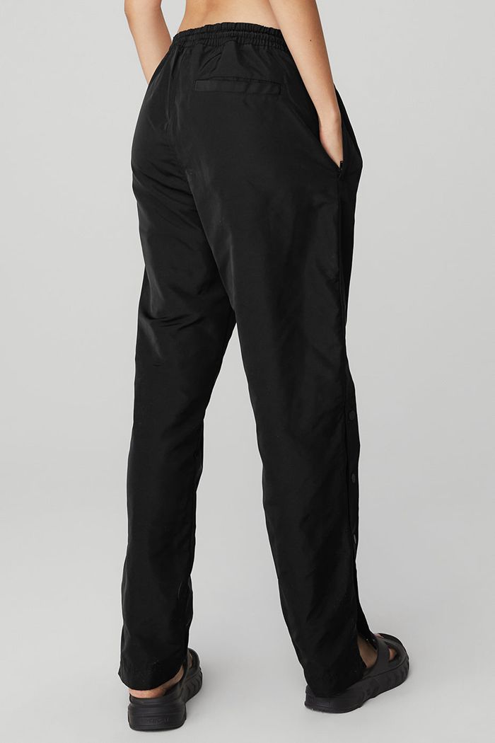 Alo Yoga Legend Snap Women's Pants Black | LRGDPWU-58