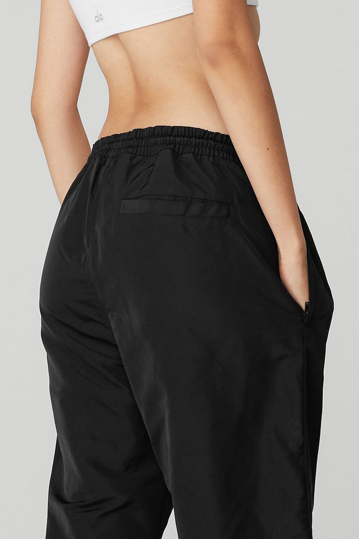 Alo Yoga Legend Snap Women's Pants Black | LRGDPWU-58