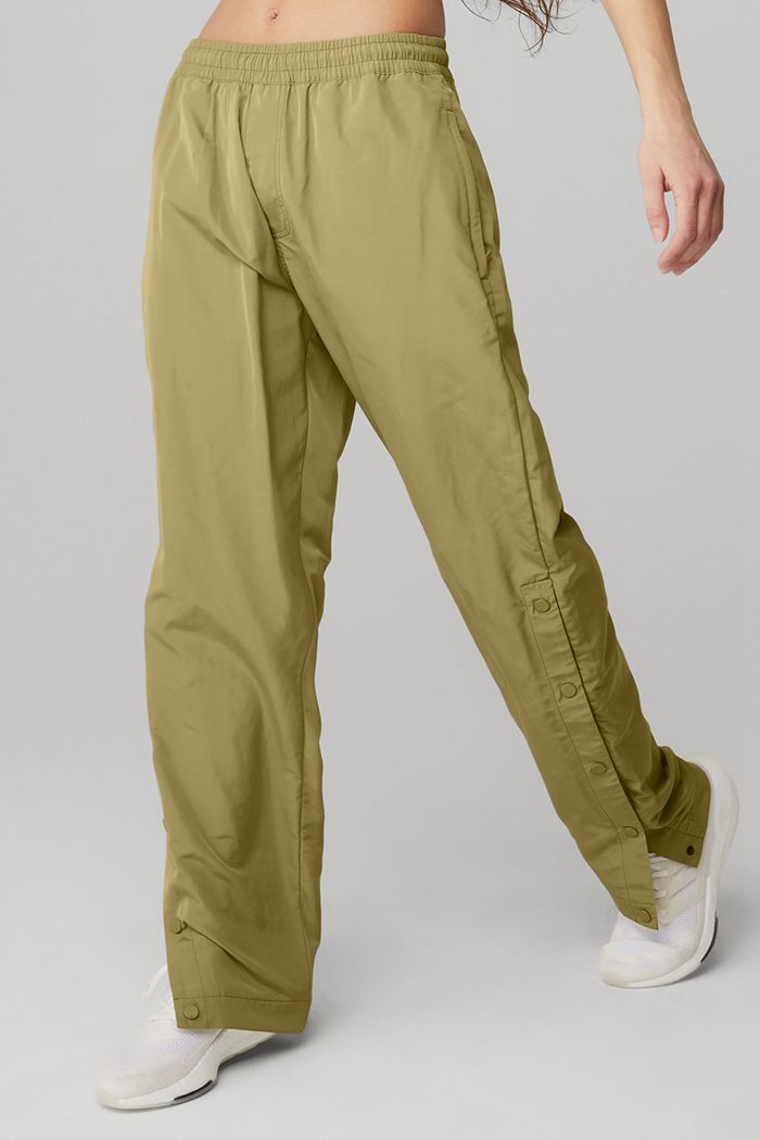 Alo Yoga Legend Snap Women's Pants Green | TODWVRU-01