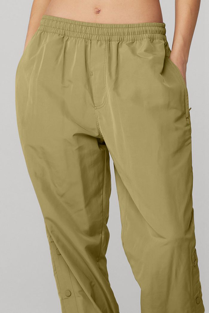 Alo Yoga Legend Snap Women's Pants Green | TODWVRU-01