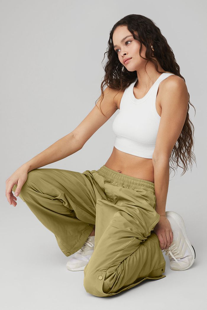 Alo Yoga Legend Snap Women's Pants Green | TODWVRU-01