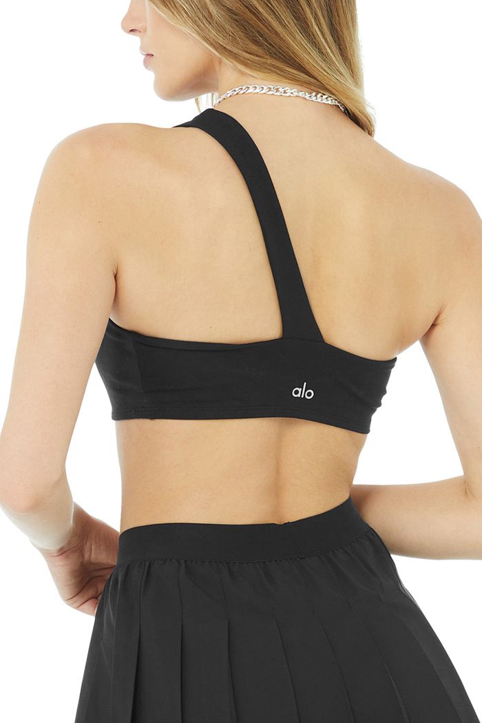 Alo Yoga Pixie Women's Bras Black | UTAFMKS-26