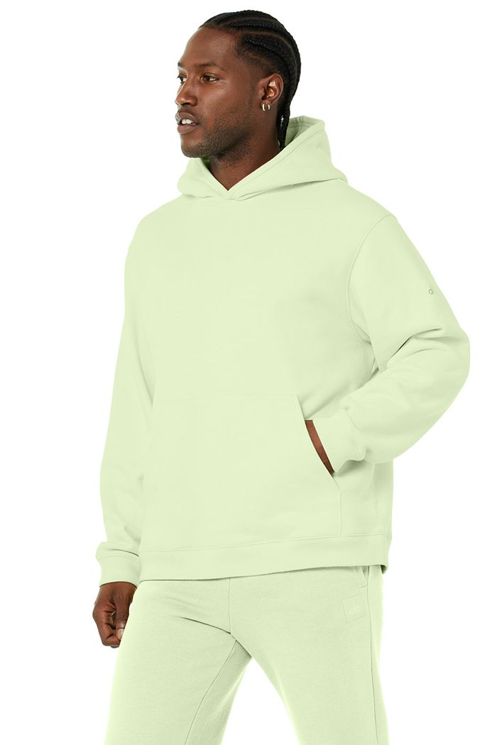 Alo Yoga Renown Men's Hoodie Green | AMYCVLX-43