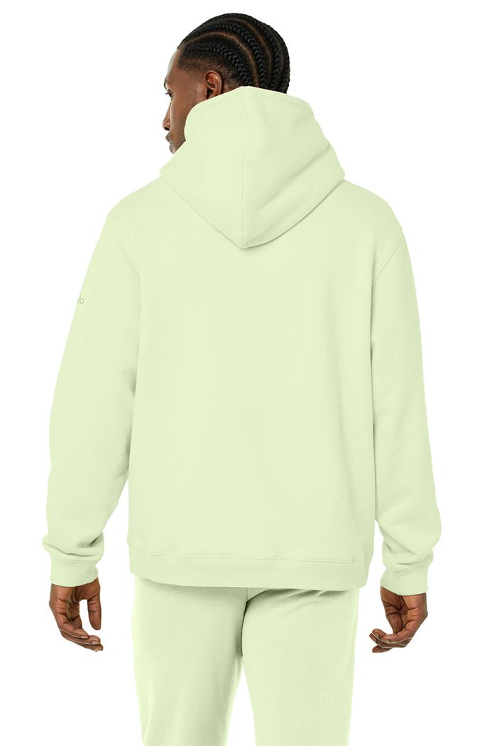 Alo Yoga Renown Men's Hoodie Green | AMYCVLX-43