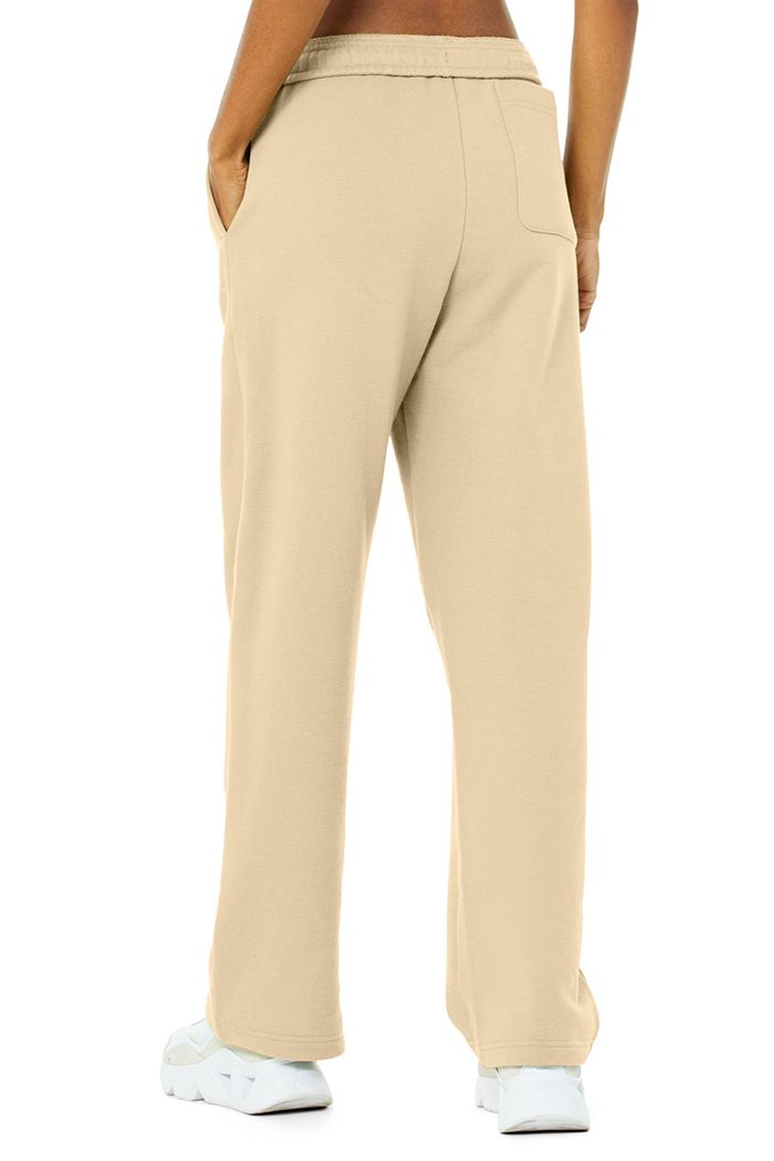 Alo Yoga Renown Sweat Women's Pants Brown | DHFBUQI-13