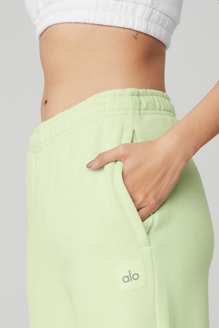 Alo Yoga Renown Sweat Women's Pants Green | PMHRNDQ-86