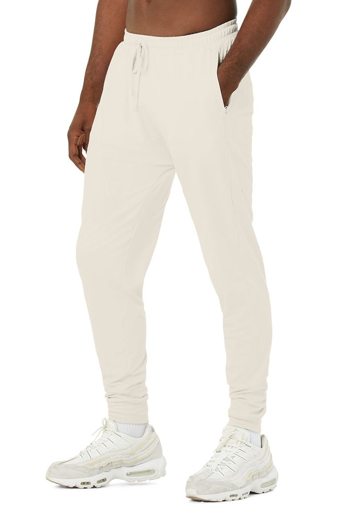 Alo Yoga Revitalize Men's Pants Beige | MEFTHJG-51