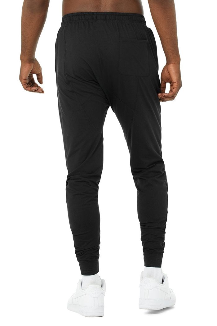 Alo Yoga Revitalize Men's Pants Black | GUNYKAX-27