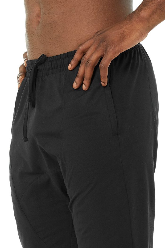 Alo Yoga Revitalize Men's Pants Black | GUNYKAX-27