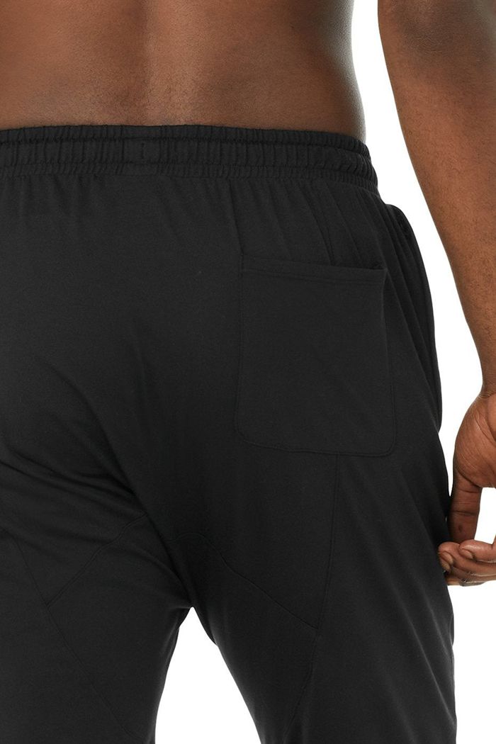 Alo Yoga Revitalize Men's Pants Black | GUNYKAX-27