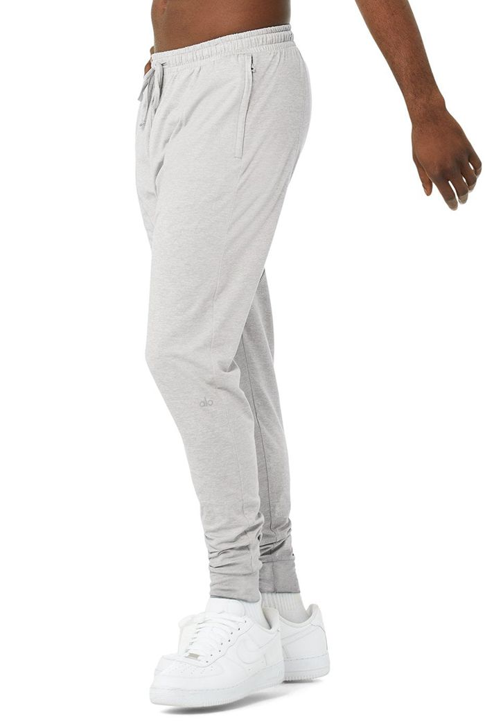 Alo Yoga Revitalize Men's Pants Grey | WEMISBV-27