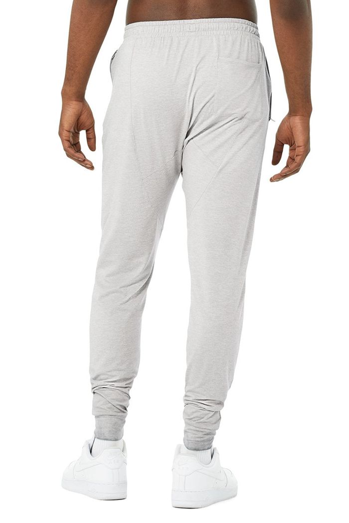 Alo Yoga Revitalize Men's Pants Grey | WEMISBV-27