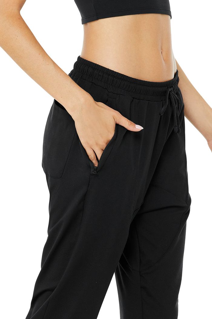 Alo Yoga Revitalize Women's Pants Black | MRLJXQU-30