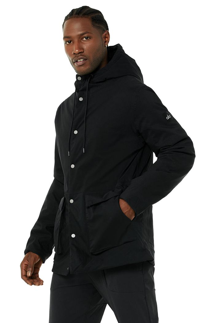 Alo Yoga Roam Insulated Men's Jackets Black | AWZQGPV-09