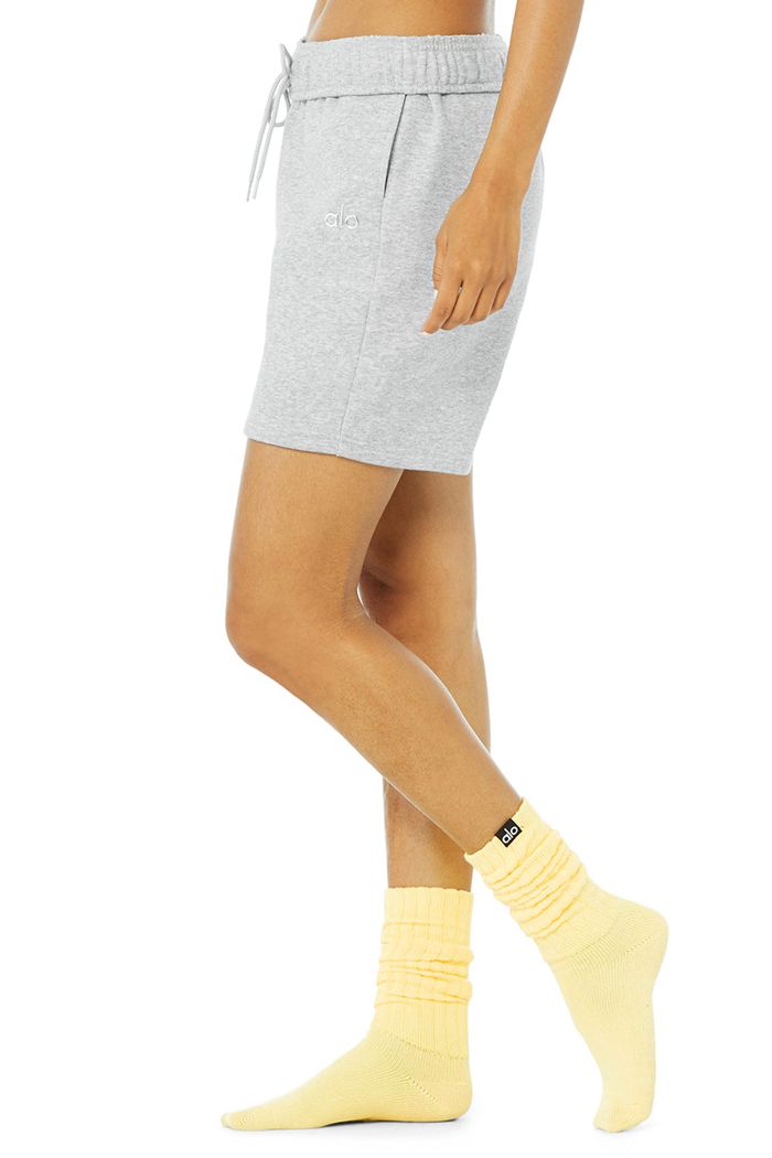 Alo Yoga Scrunch Women's Socks Yellow | DARCZSY-78