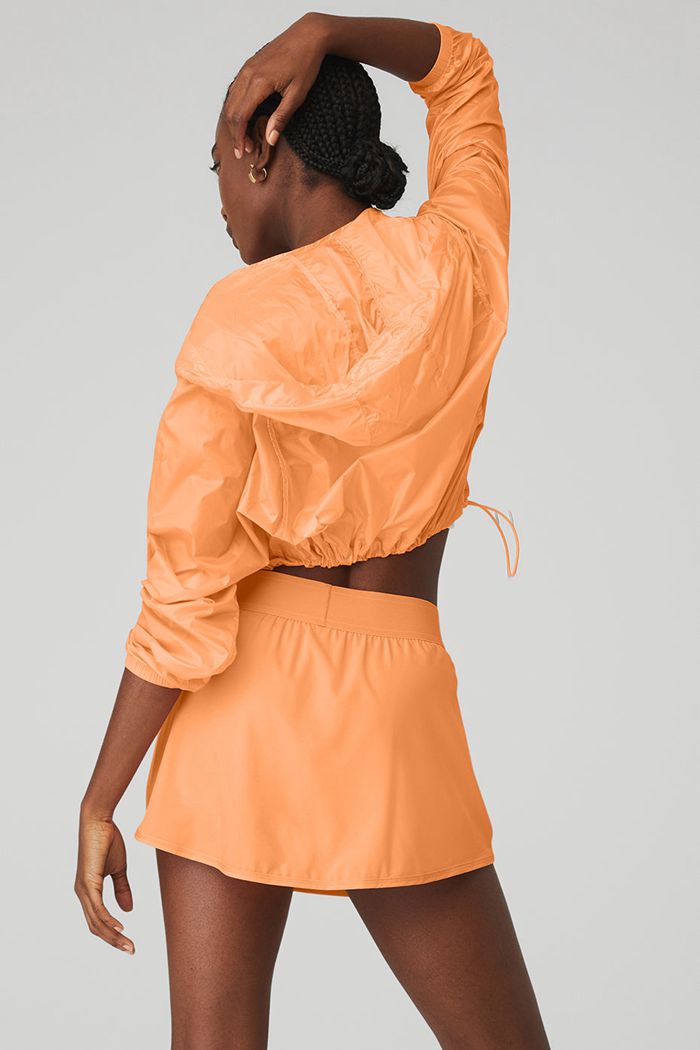 Alo Yoga Sprinter Women's Jackets Orange | PWNGIRT-31