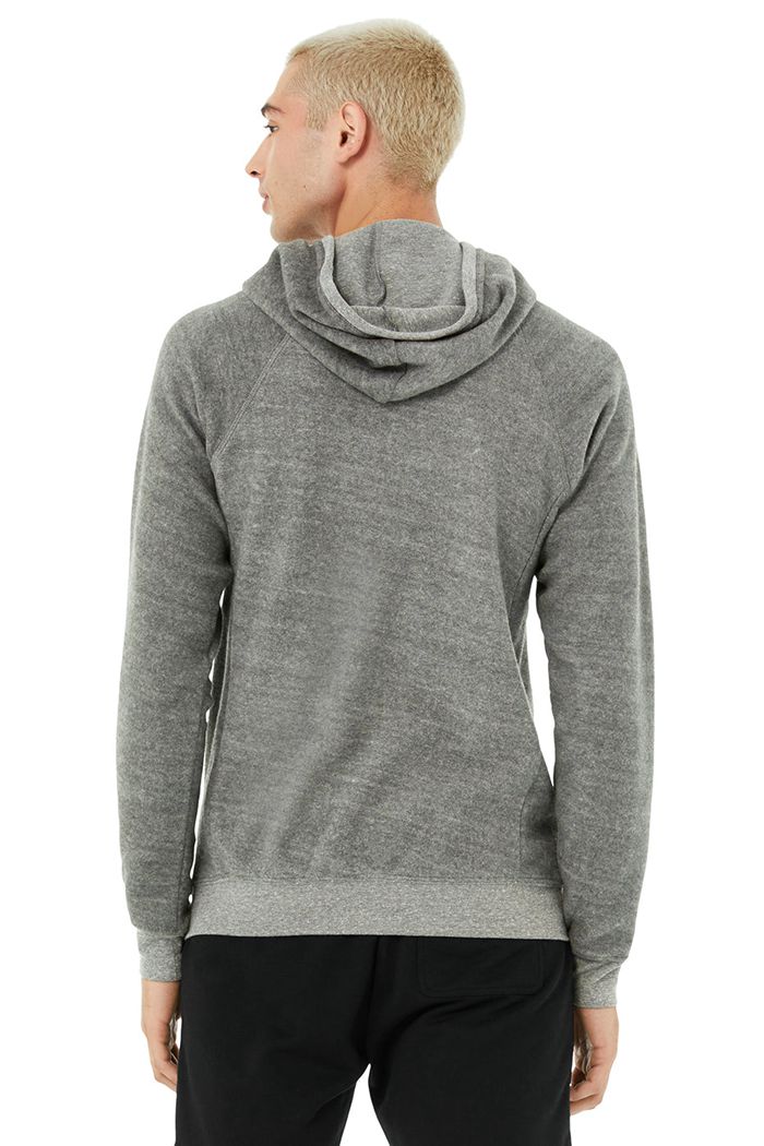 Alo Yoga Triumph Men's Hoodie Grey | XICKURJ-81