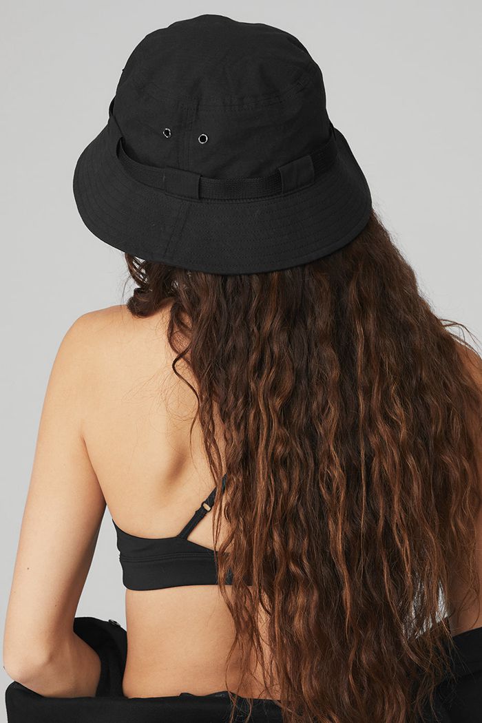 Alo Yoga Undeniable Bucket Women's Hats Black | FNGIYTB-31